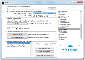 Import KNMI module
